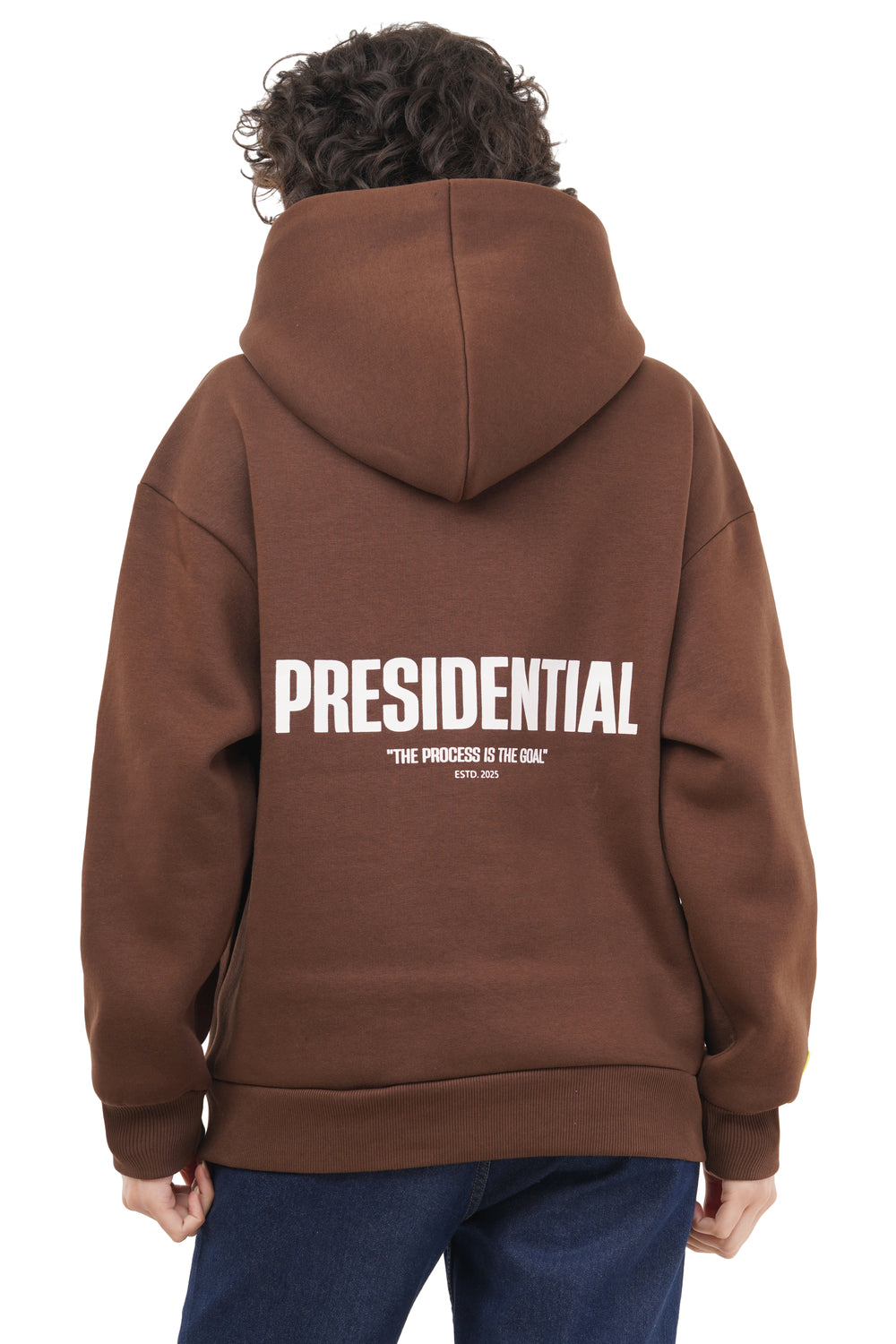 OVERSIZED OLD BROWM HOODIE WOMEN