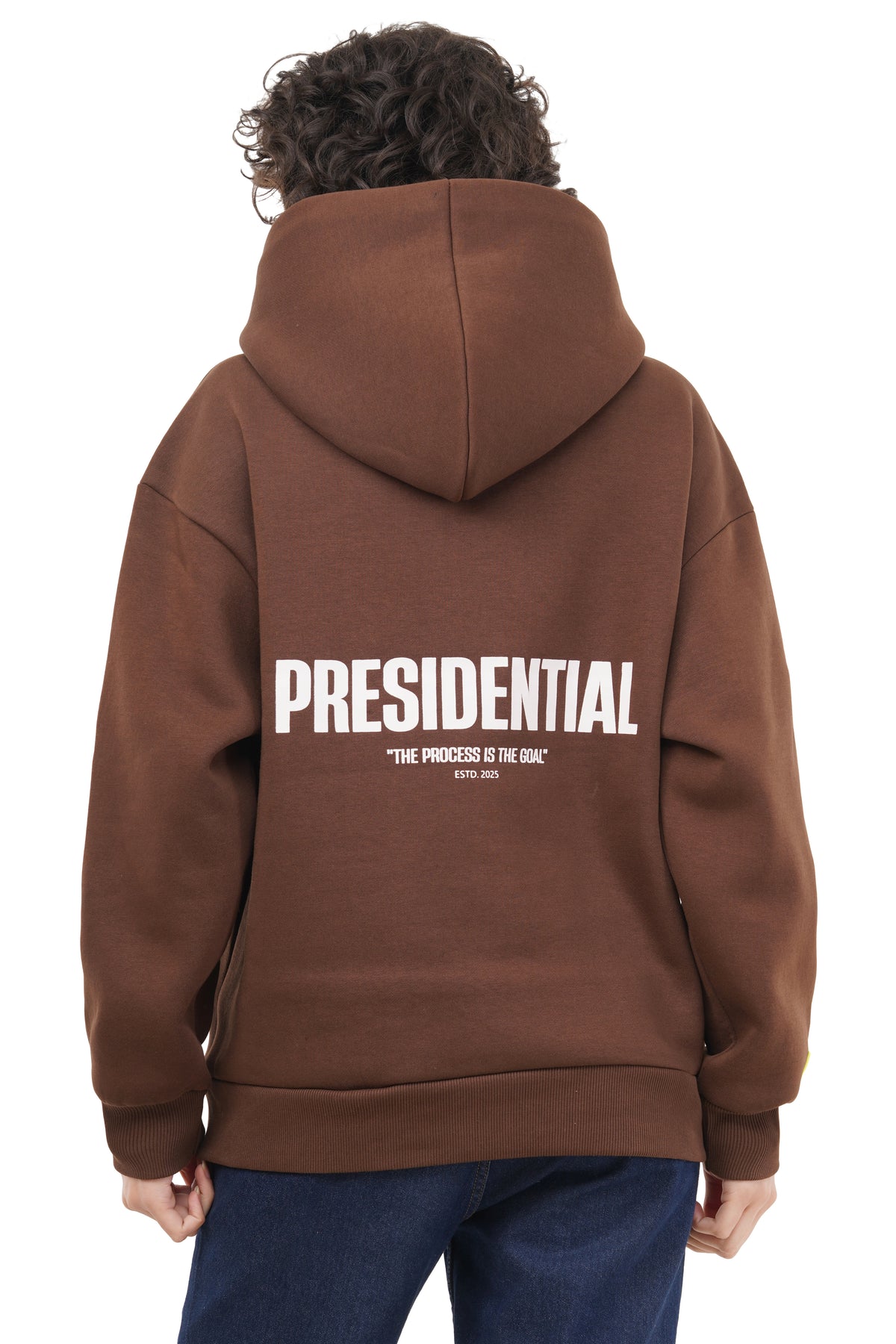 OVERSIZED OLD BROWM HOODIE WOMEN