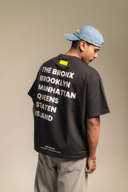 Men’s Boxy Fit Oversized T-Shirt – Black