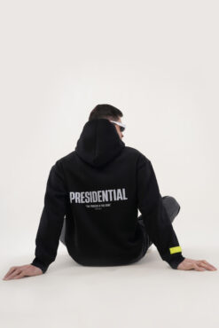 OVERSIZED BLACK HOODIE MEN